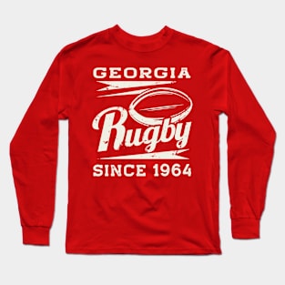 Vintage Georgia Rugby Since 1964 Long Sleeve T-Shirt